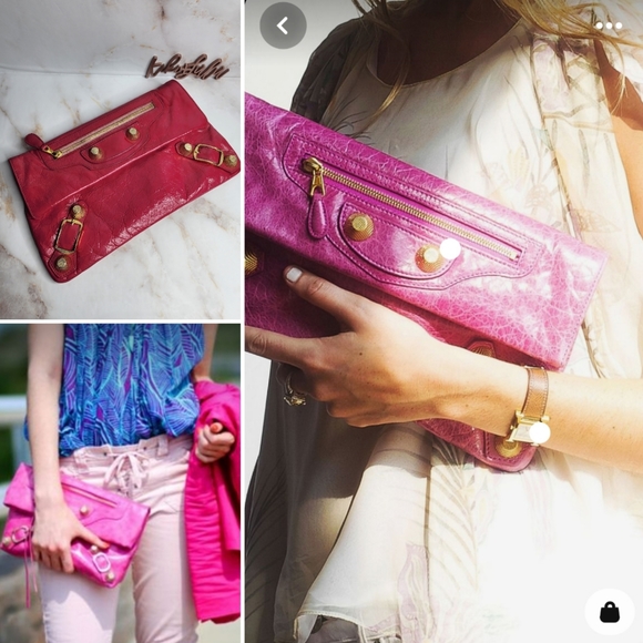 Balenciaga moto clutch - Picture 1 of 9
